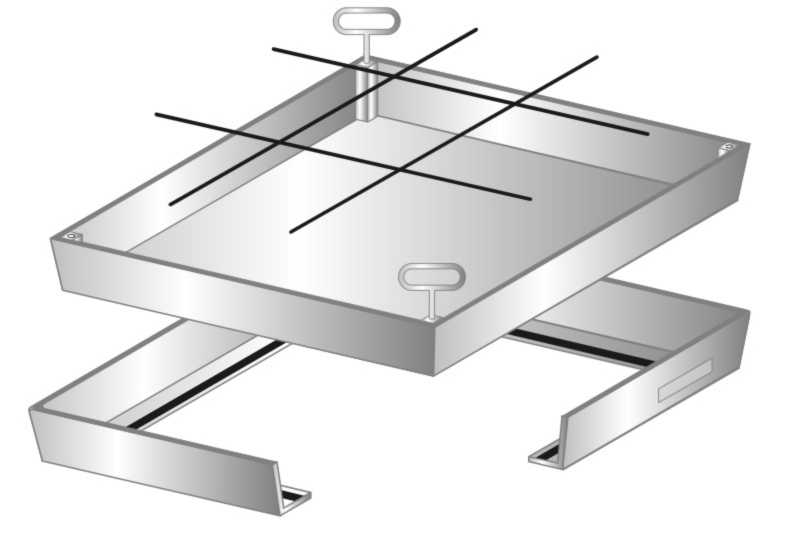 Gorter vloerluiken met uitneembaar deksel Gorter vloerluiken met uitneembaar deksel
