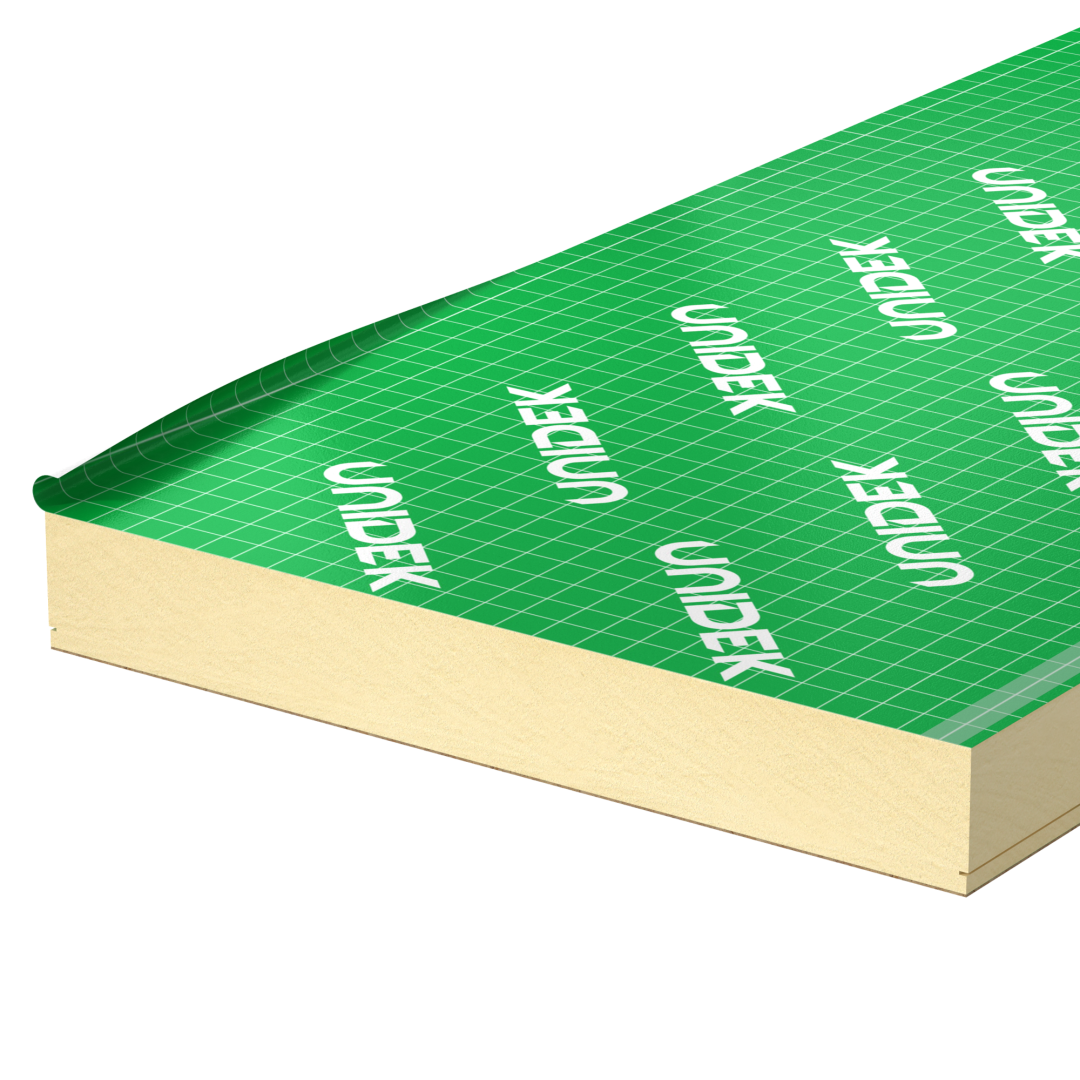 Kingspan Unidek Sporen Pir Unidek isolatiemateriaal