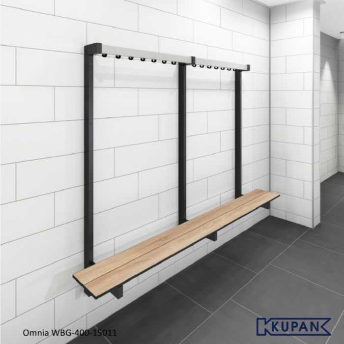 Kupan B.V. | NBD Nederlandse Bouwdocumentatie Kleedkamerbank Omnia WBG-15011