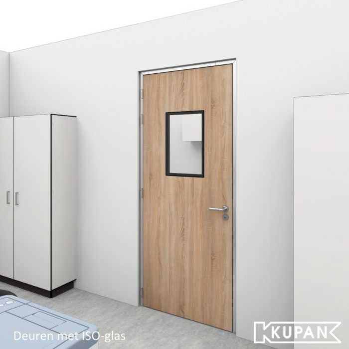 Watervaste deur type HD met ISO-glas Watervaste deur type HD met ISO-glas