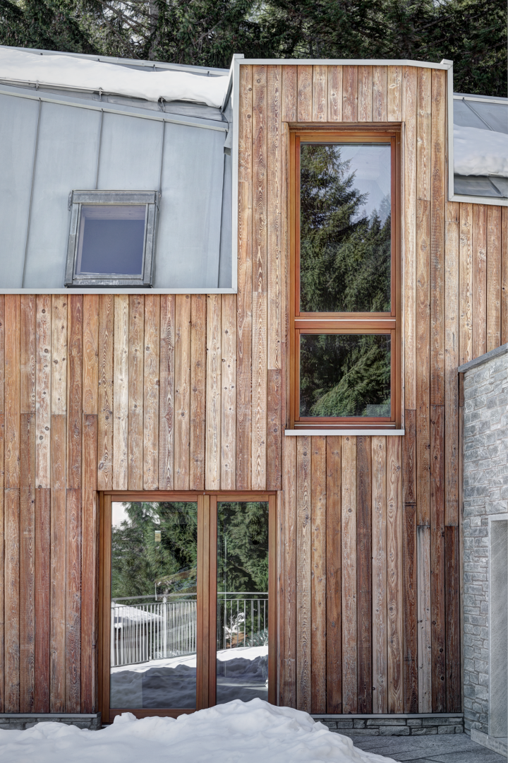 15.prePATINA ECO ZINC blue-grey, woning, Madesimo, Italië - Architect - Consalez Rossi gebouw met gevelbekleding