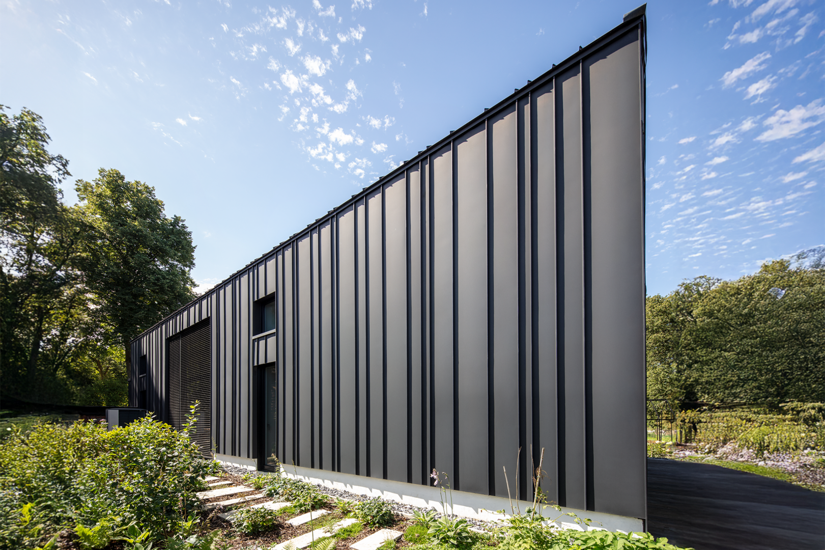 18. GRANUM EXTRA basalte, woning, Apfelweid, Duitsland woning met gevelbekleding