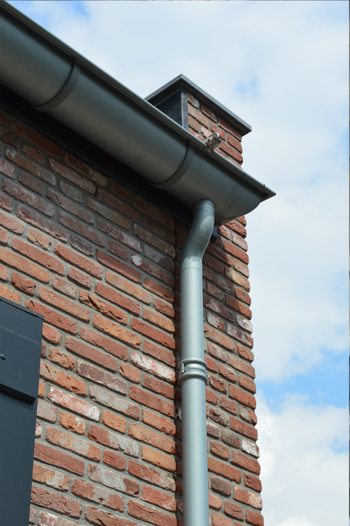 32.prePATINA ECO ZINC blue-grey,HWA , dakkapel, dakrand woning Bunschoten - prePATINA ECOZ ZINC blue-grey detail dakrand woning